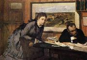 Edgar Degas feel wronged and act rashly Spain oil painting artist